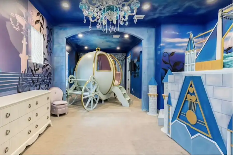 Ultimate Cinderella Castle, Reunion, is one of the best themed vacation rentals in Florida.